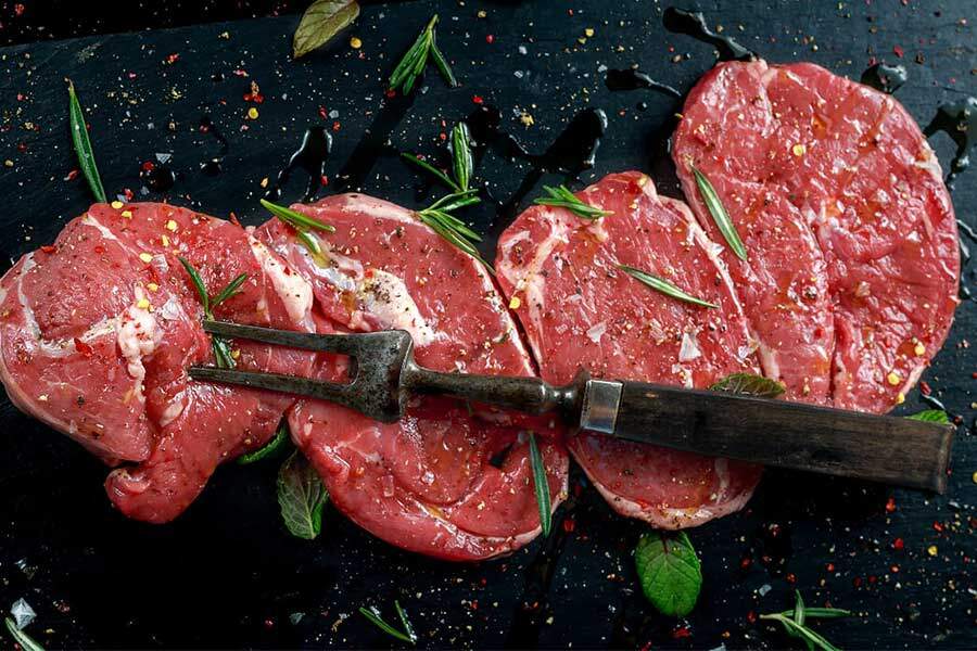 gegrild schapenvlees